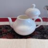 白瓷 泡茶壺