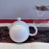 白瓷 泡茶壺